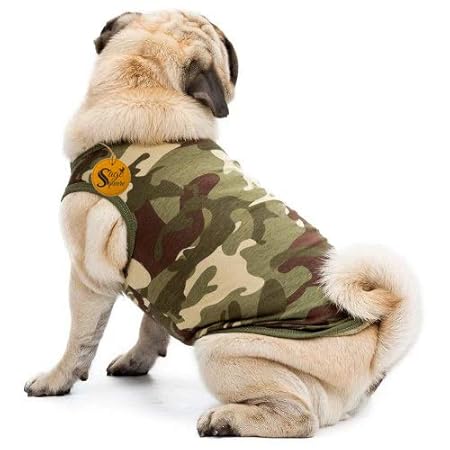 Sage Square Dog Winter Ultra Warm Camouflage Army Coat Thicker Fleece Dog Hoodie Vest for Cold Weather (Size: Small Medium) (14
