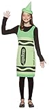 Rasta Imposta Crayola Screamin? Tank Dress, Green, Tween 10-12
