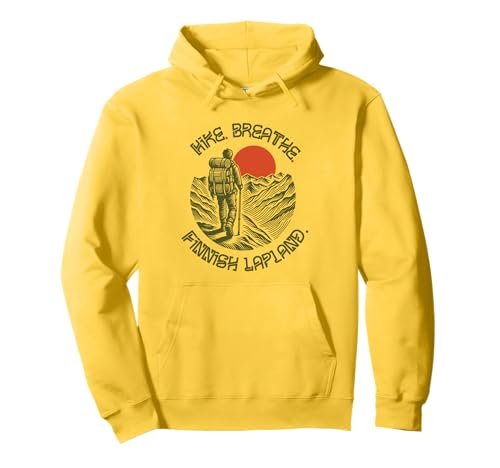 Montañismo - Laponia finlandesa Sudadera con Capucha