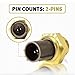 QZTYTY Radiator Coolant Fan Switch, Water Temperature Sensor, 37760-P00-003/004 Engine Temp Sensor, Compatible with Honda Civic CR-V Element Acura MDX TSX