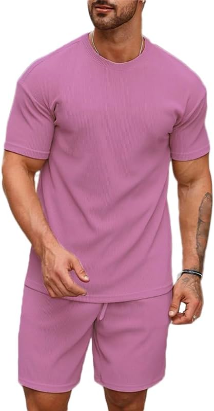 SMOWKLYMen's Pyjama Set || T-Shirt and Shorts Set for Men || Night Wear for Men || Night Suit for Men