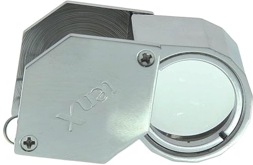 Loupe, 10x Hex Triplet, Silver, 21.5 Millimeter | ELP-746.03