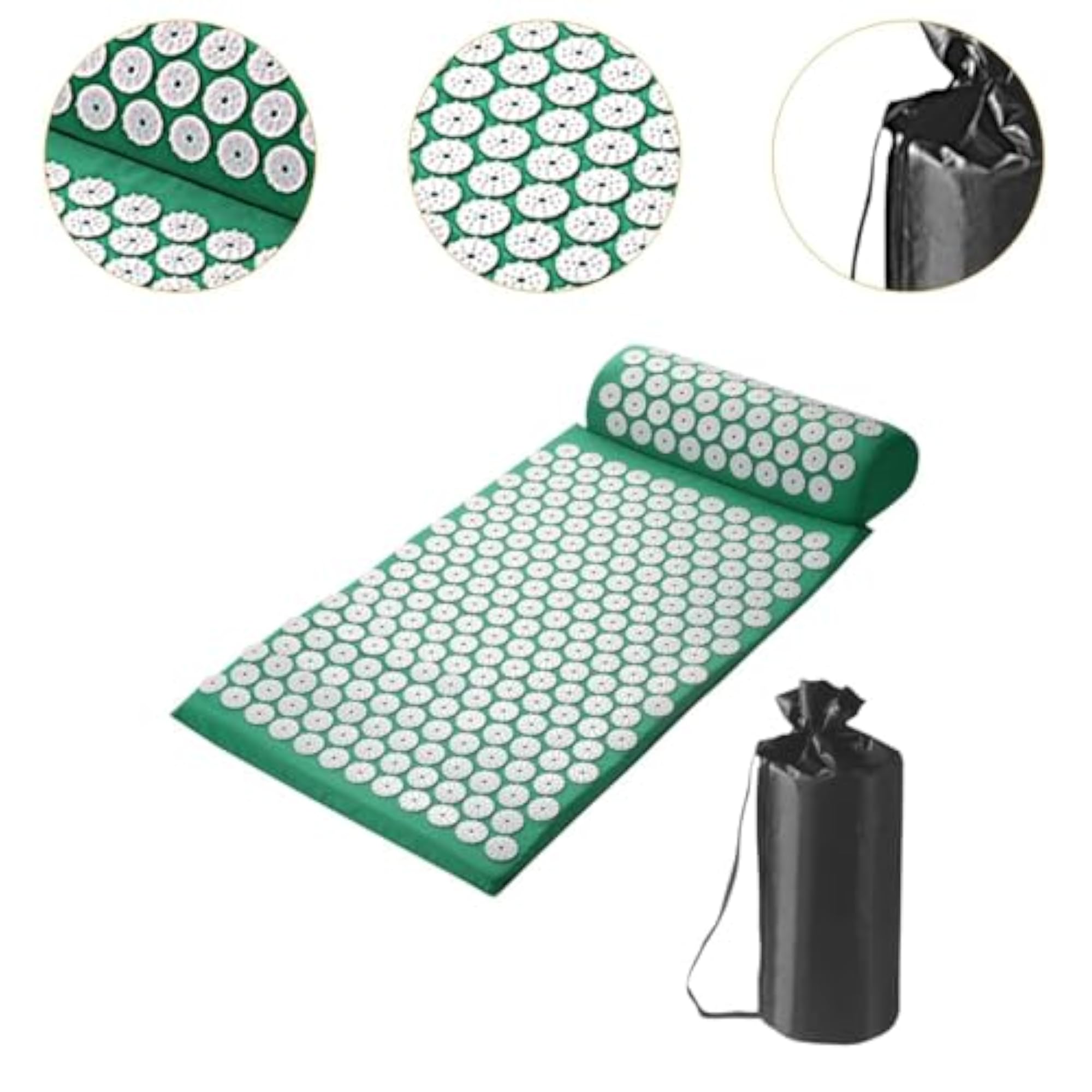 Acupressure Mat and Pillow Set for Muscle Relaxation