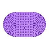 Fußmassage-Akupressurmatte, Akupressur-Fußmassagematte Lila 90x55cm