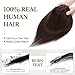 Rich Choices Hair Toppers for Women Real Human Hair 100% Human Remy Toppers NO Bangs for Women with Thinning on Top Clip in Hairpiece 4