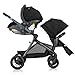 Pivot Xpand Modular Travel System with LiteMax Infant Car Seat with Anti-Rebound Bar (Ayrshire Black)
