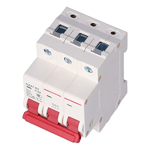 Disjoncteur de Circuit Miniature AC 400V 3P avec Couverture PC pour la Distribution d'énergie des Ménages et du Bureau (32A)