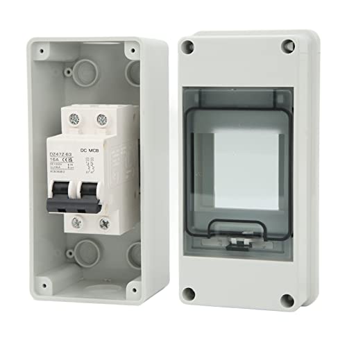 Panneau solaire et disjoncteur miniature DC 1000V 2P avec boîtier de distribution IP65