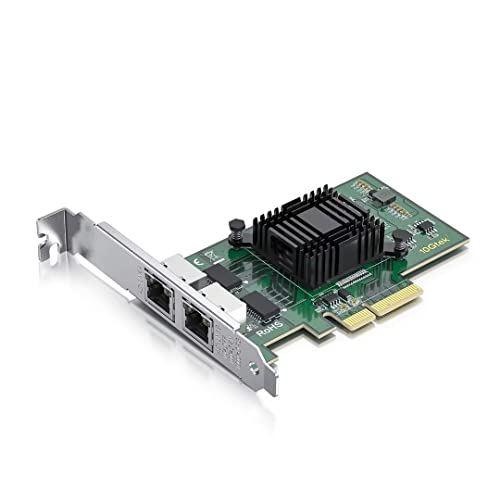 10Gtek for Intel I350AM2 Controller 1.25G Gigabit Ethernet Converged Network Adapter (NIC), Dual Copper RJ45 Ports, PCIE 2.0 X4, Same as Intel I350-T2 - Image 7