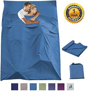 Sleeping Bag Liner Camping Travel Home Bed Sheet Lightweight Breathable Hotel Compact Sacks