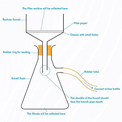 image for Patelai Porcelain Buchner Funnel Porcelain Buchner Filter Funnel Scien