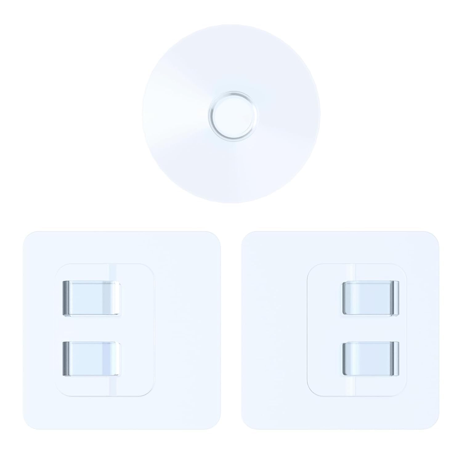 YASONIC Shower Caddy Adhesive Replacement and Suction Cup Replacement for Hanging Shower Caddy YS-432 YS-K-401
