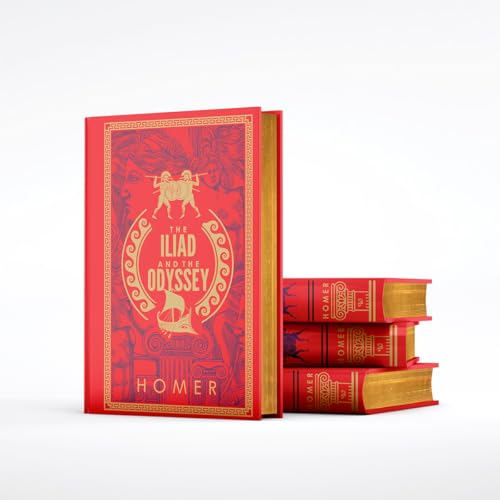 Image of HOMER: The Iliad and The Odyssey (Deluxe Leatherbound edition)
