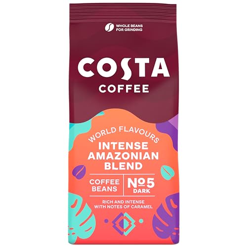 Costa Intensely Dark Amazonian Blend Coffee Beans 200g
