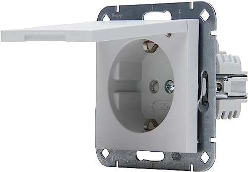 Prises de courant Kopp HK07 gris mat pour éliminer les risques d'électrisation
