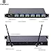 PRORECK MX66 6-Channel UHF Wireless Microphone System with 6 Hand-held Microphones Karaoke Machine for Party/Wedding/Church/Conference/Speech