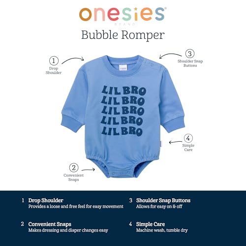 Image of Onesies Brand Baby Boys & Girls Sweatshirt Romper
