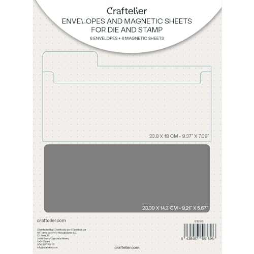 Craftelier - Abdeckungen mit magnetischen Klingen zur Aufbewahrung von Stanz- und Metallstempeln