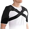 Double Shoulder Brace for Women & Men Shoulder Pain Relief Double Shoulder Support Adjustable Shoulder Brace for Rotator Cuff Frozen Shoulder,AC Joint Pain Relief Shoulder Wrap (Large)