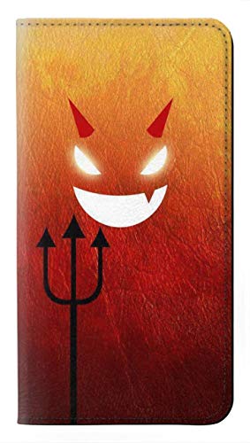 Étui LG Stylo 6 Innovedesire - Housse portefeuille en cuir petit diable rouge cartoon