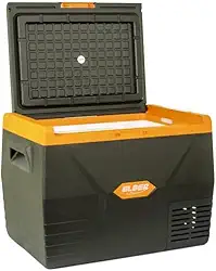 Geladeira Portátil Elber Black Line 65 Litros Preta 12v 24v - Caminhão Camping Motorhome