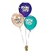 Mardi Gras Balloons (Pack of 24) 11". Latex.