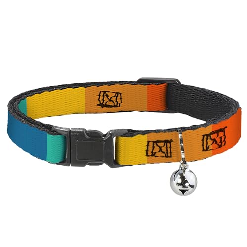 Collar de gato separable Buckle-Down de 8.5 a 12 pulgadas con broche de plástico 2