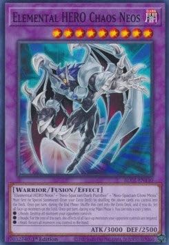 Elemental Hero Chaos Neos BLC1-EN140 Common Englisch Boosterfrisch 1. Auflage - Battles of Legend: Chapter 1 - mit ReCollectibles-Versandschutz - für Yu-Gi-Oh!