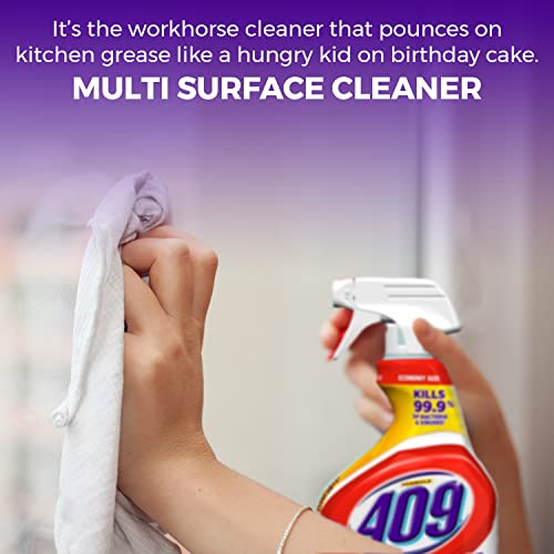 Daley Mint Towel + Multi Surface 409 Cleaner, 32Oz | Cleaning Formula Spray Bundle - All Purpose House Cleaner For Kitchen, Bathroom, Counters, Tile #TOP3