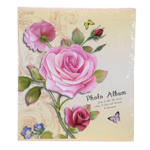 ألبوم صور لحفظ الصور التذكارية، لون 17، مقاس 25 سم × 38 سم و33 سم × 46 سم، مناسب حتى 100 صورة