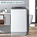 Winado Full Automatic Washing Machine, 17.6Lbs Top Load Portable Washer with Drain Pump, 10 Wash Programs 8 Water 2 in 1 Washer and Dryer for Apartments, RV, Camping