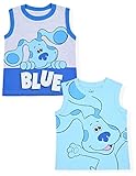 Nickelodeon Blue’s Clues & You Boys’ 2 Pack Tank Top for Toddler – Blue/Gray