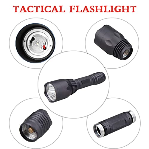 Windfire S10 300 Yards 650 Lumen 3Pcs Green Led Hunting Tactical Flashlight Long Range Hog Predator Varmint Green Hunting Gear Kit With Scope Mount, Pressure Switch #TOP5