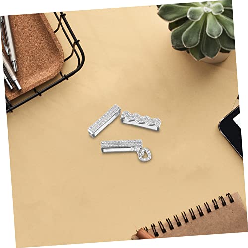 Accessoires de montre connectée strass argentés pour customiser bracelet - 6
