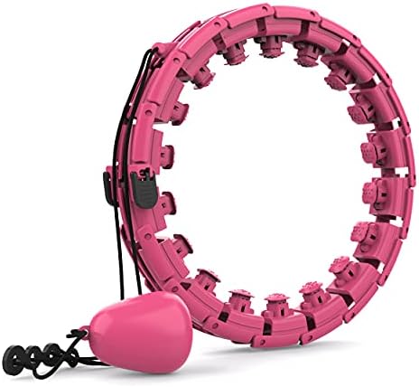 TOMOIN Hula Hoops for Adults Weight Loss,Smart Weighted Hoola Hoops for Adults & Kids Weight Loss, 24 Detachable Knots Non-Falling Smart Hoola Hoops
