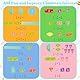 ZHXGO Magnetische Bruchrechnen Material, Montessori Magnetic Book Fraction Puzzle for Children, Magnetisches Buch Bruchteil Puzzle, Arithmetisches Lernspielzeug für Mathe Bruchrechnen Klassen