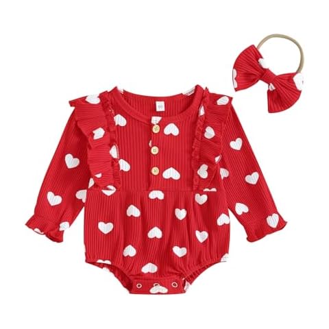 Loalirando Newborn Baby Girl Valentines Outfit Cover
