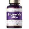 Bromelain 340mg | 120 High Strength Capsules | Digestive Enzyme Supplements | by Horbaach