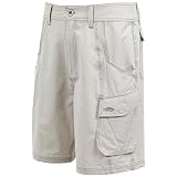 AFTCO Stealth Fishing Shorts - Stone - Size 32