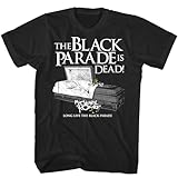 My Chemical Romance The Black Parade is Dead - Camiseta negra de manga corta para adulto, diseño de emoticono rock, Negro -, XX-Large