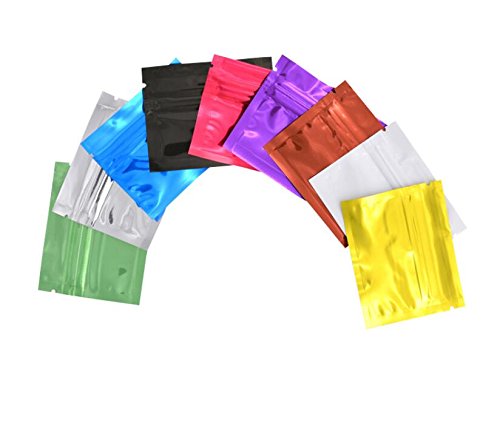 140 Pièces Sacs Fermeture éclair Mylar Sacs De Papier