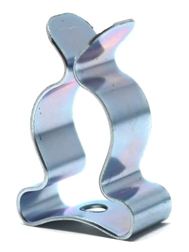 Image of fiXte BZP Tool Clips 13mm Spring Steel Tool Storage Terry Clips Shed Workshop Garage Home (Pack of 10)