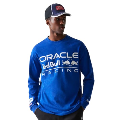 T-Shirt RB Racing Manches Longues Bleu Idéal Contre la Fraîcheur