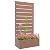 Outsunny Raised Garden Bed with Trellis for Climbing Plants, Planter Box with Self Draining Gap, Freestanding Trellis Planter for Outdoor, Patio, Deck