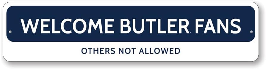 Welcome Butler Fans Butler University Bulldogs Sign - 6 x 24