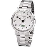 ' Durchmesser: 4,0 cm Regent Herren Funk-Armbanduhr mit Stahlband Ø 40 mm FR-248