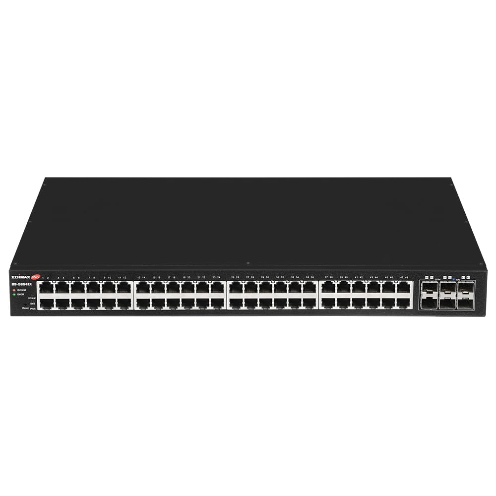 Edimax GS-5654LX - 54-Port Gigabit Web Smart Switch with 6 SFP+ 10G Ports