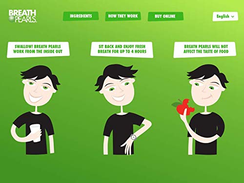 Breath Pearls Original 150 Softgels x 6 Pack (900 Softgels) - Freshens Bad Breath Mints