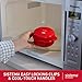 Sistema Easy Eggs Microwave Egg Cooker 270 ml Egg Poacher with Steam Release Vent BPA-Free Red 1 Count