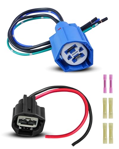 Cooling Fan Control Relay Module Connection Harness Fit for Ford F-150 Focus Fusion Mustang Escape Taurus Lincoln MKZ MKX Mercury Milan, Pigtail Wiring Harness Plug Replace 9U2Z14S411LB WPT-1361